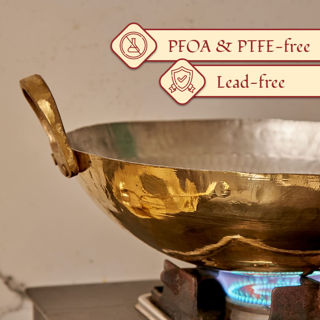 P-TAL Brass Kadhai (Round Base) - view 7