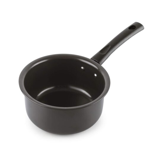 Cello Hard Anodised Sauce Pan – Black