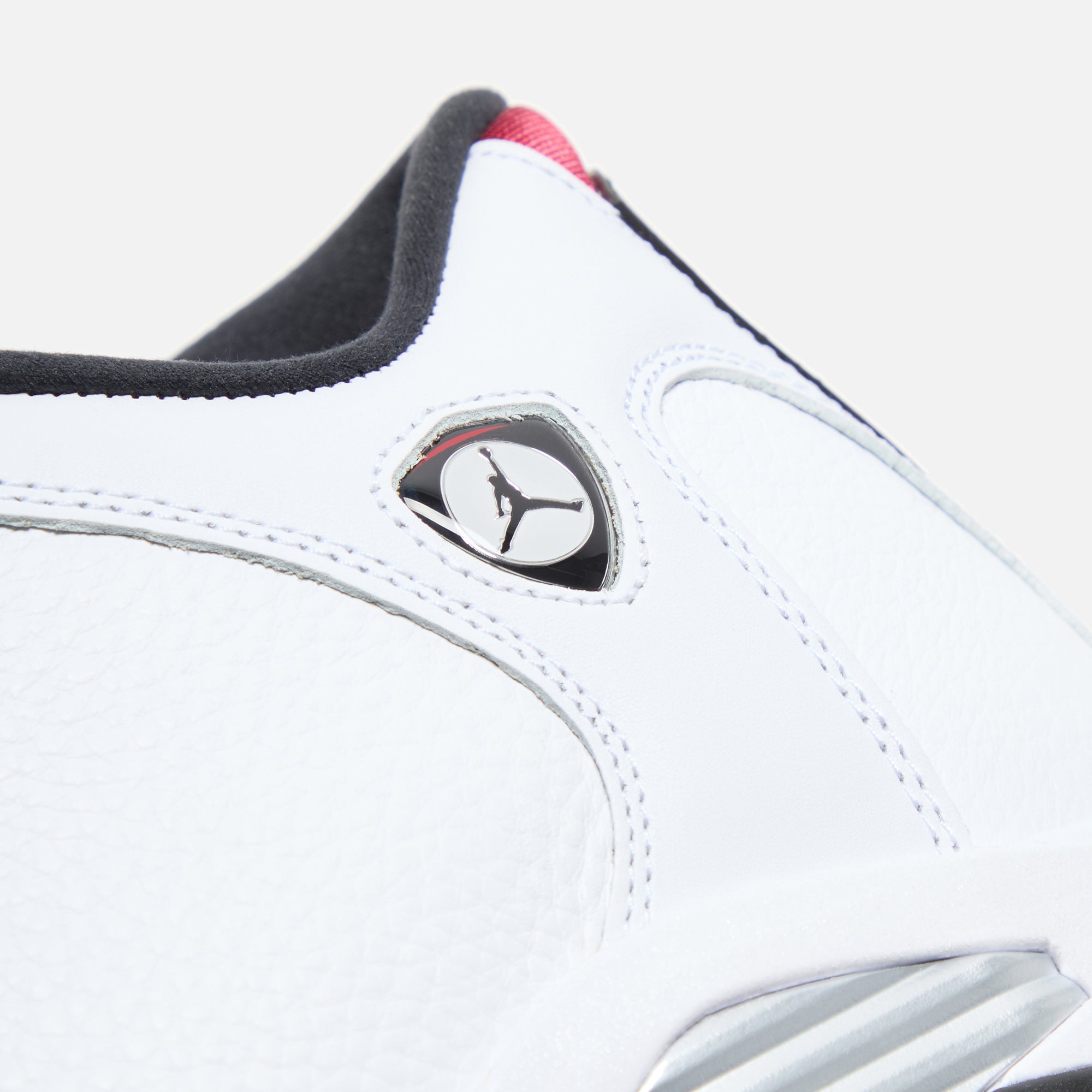 Jordan Air Jordan 14 - White / Black / Varsity Red / Metallic Silver - view 7