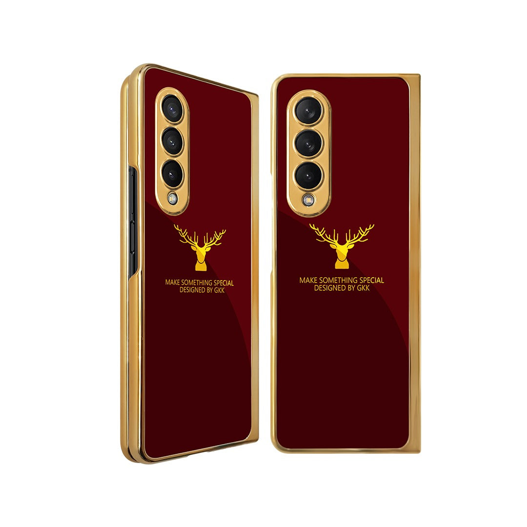 Samsung Galaxy Z Fold4 Deer Pattern Inspirational Glass Case - view 7
