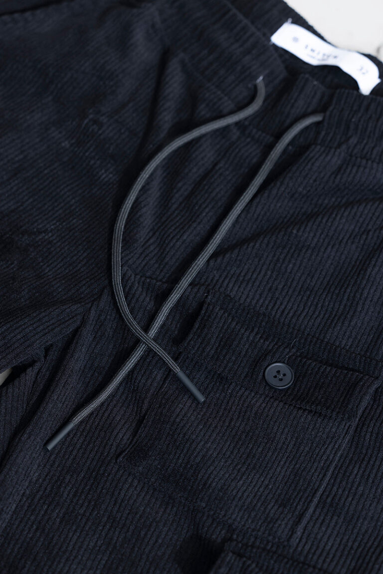 BlackTree Cullin Black Corduroy Cargo Pant - view 2