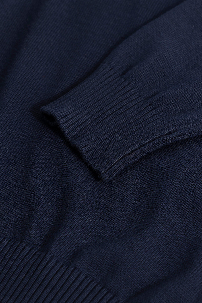 SNITCH EliteEdge Navy Full Sleeve Polo - view 7