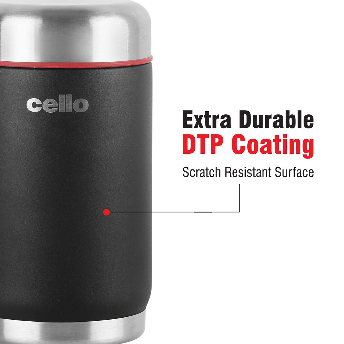 Cello Duro Supee Flask, Insulated Soup Jar - view 15