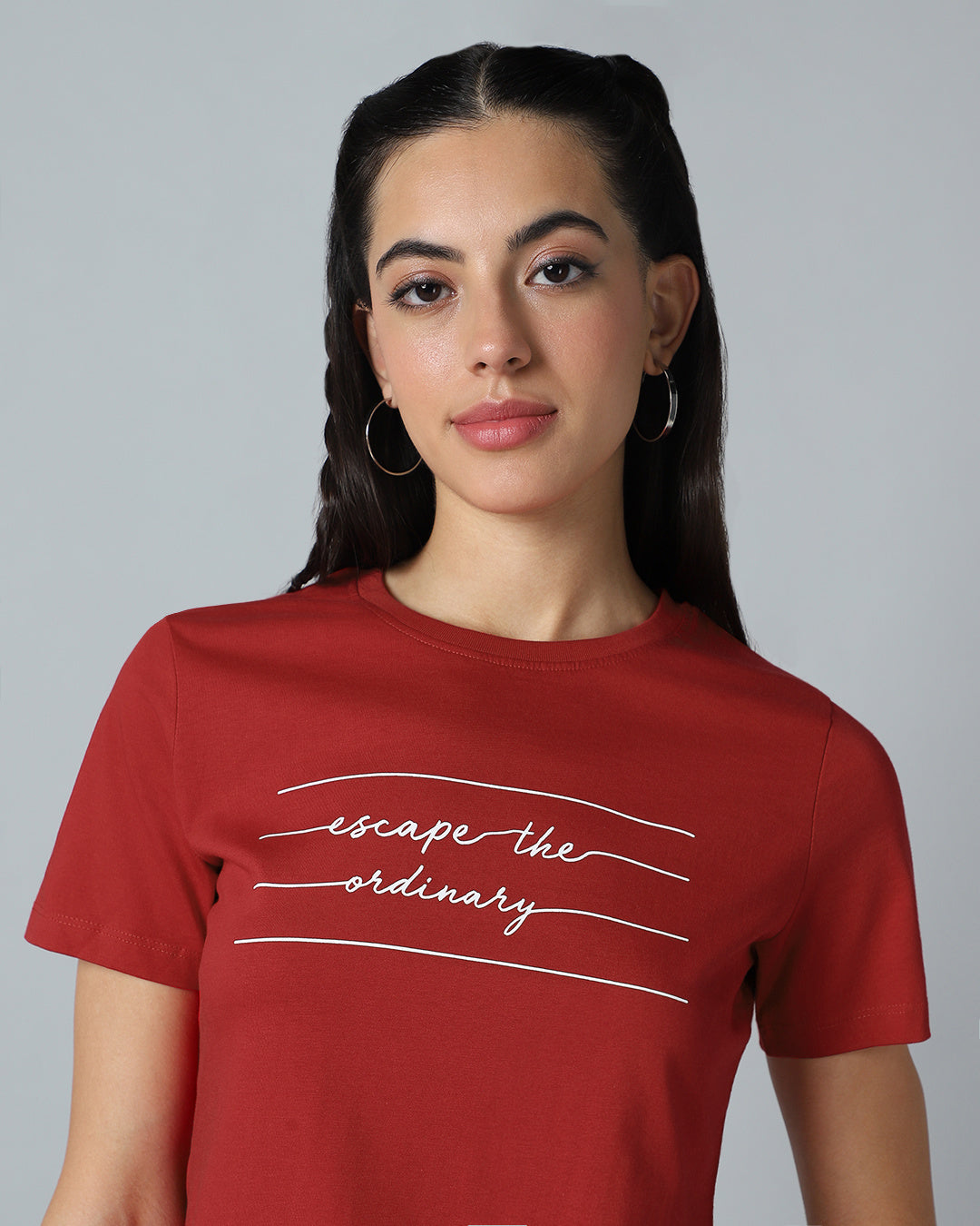 BlackTree Red Printed Dresses - view 5