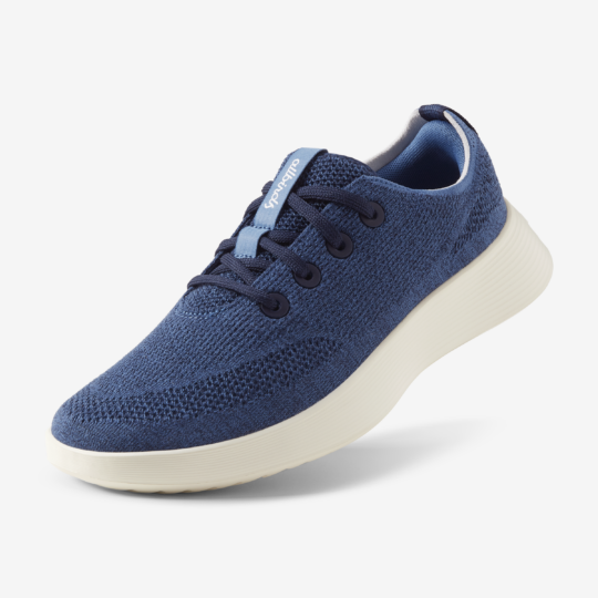 Allbirds Men's Tree Runner Go - Basin Blue (Natural White Sole)