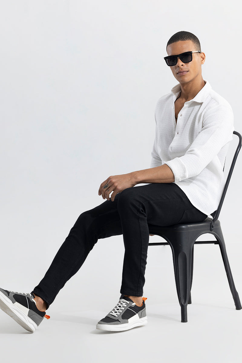 SNITCH RelaxKnit White Shirt - view 3