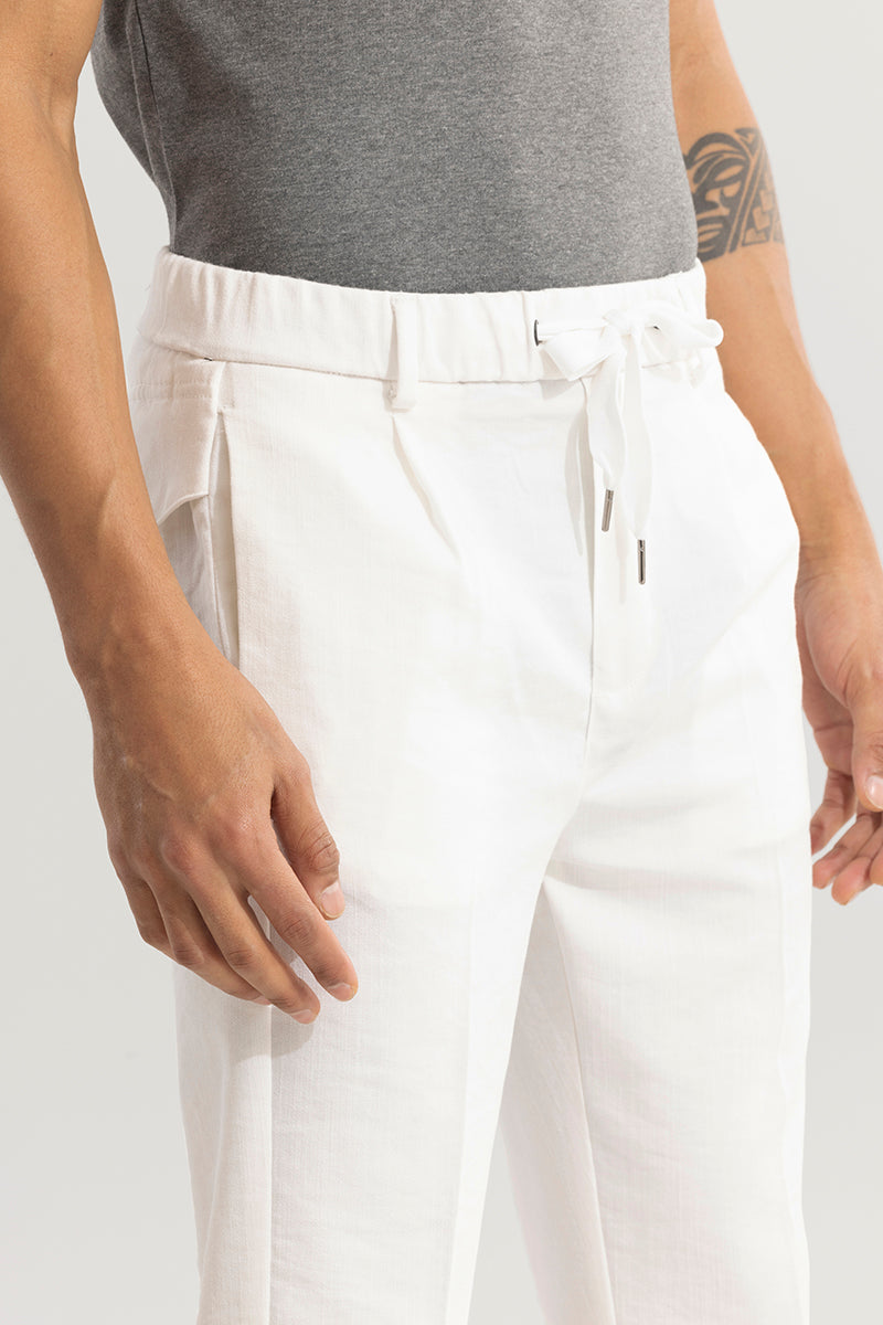 SNITCH Soft Stride White Trouser - view 5