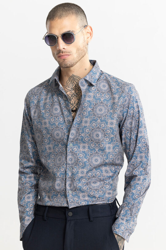 SNITCH Mystic Mandala Grey Shirt