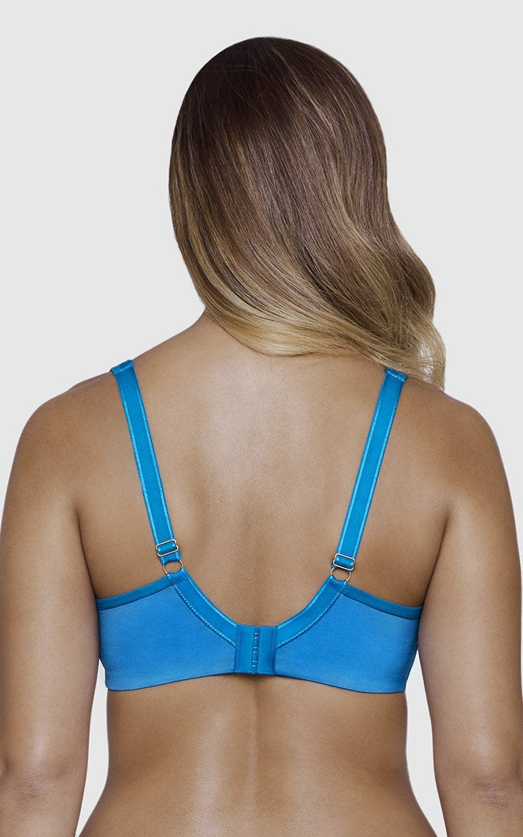 Ultimo Summer Lush Non-Padded Wired Seamless Bra - Imperial Blue - view 3