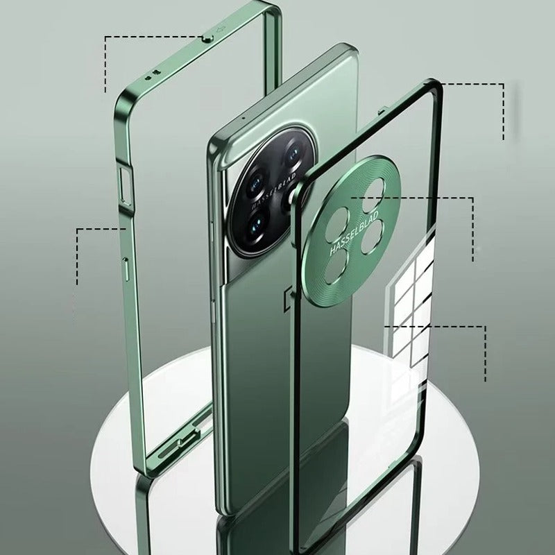 Million Cases OnePlus 12R Aluminium Alloy Metal Frame Glass Case - view 5