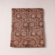SOUTH KARGHA Brown - Kalamkari Block Printing Cotton Precut Fabric (1.8 meter)