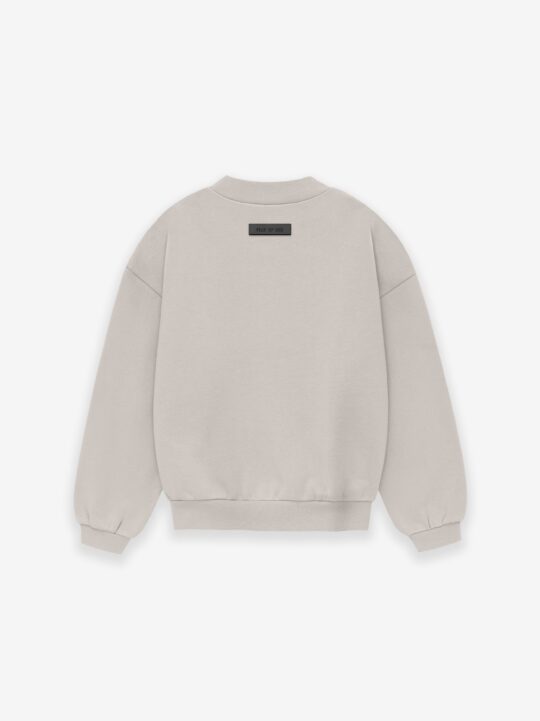 Kids Essentials Crewneck – Silver Cloud - view 2
