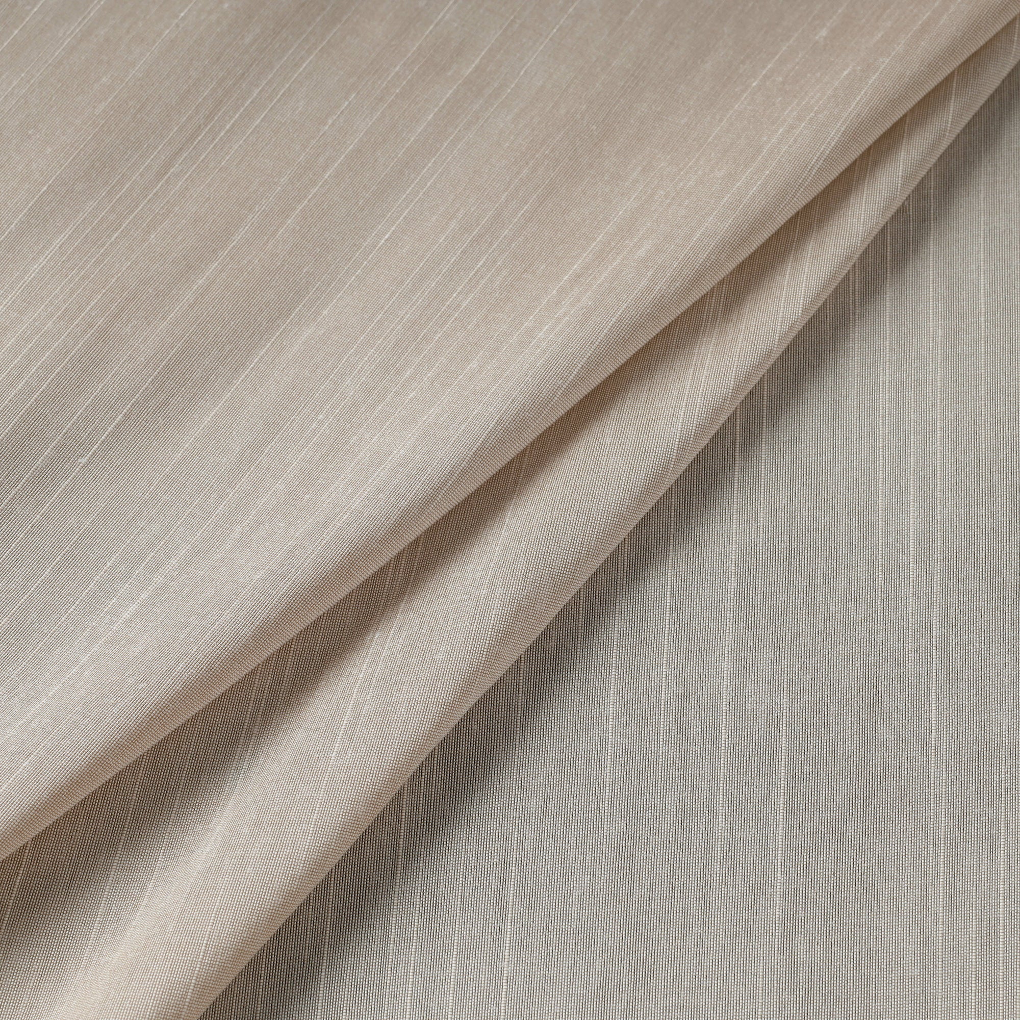 ITOKRI CRAFTS INITIATIVE Beige - Plain Slub Silk Fabric 07 - view 2