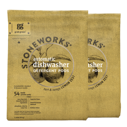 Grab Green Home Stoneworks Dishwashing Detergent Pods