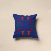 Urmul Kashida Stitch Handloom Cotton Cushion Cover 33
