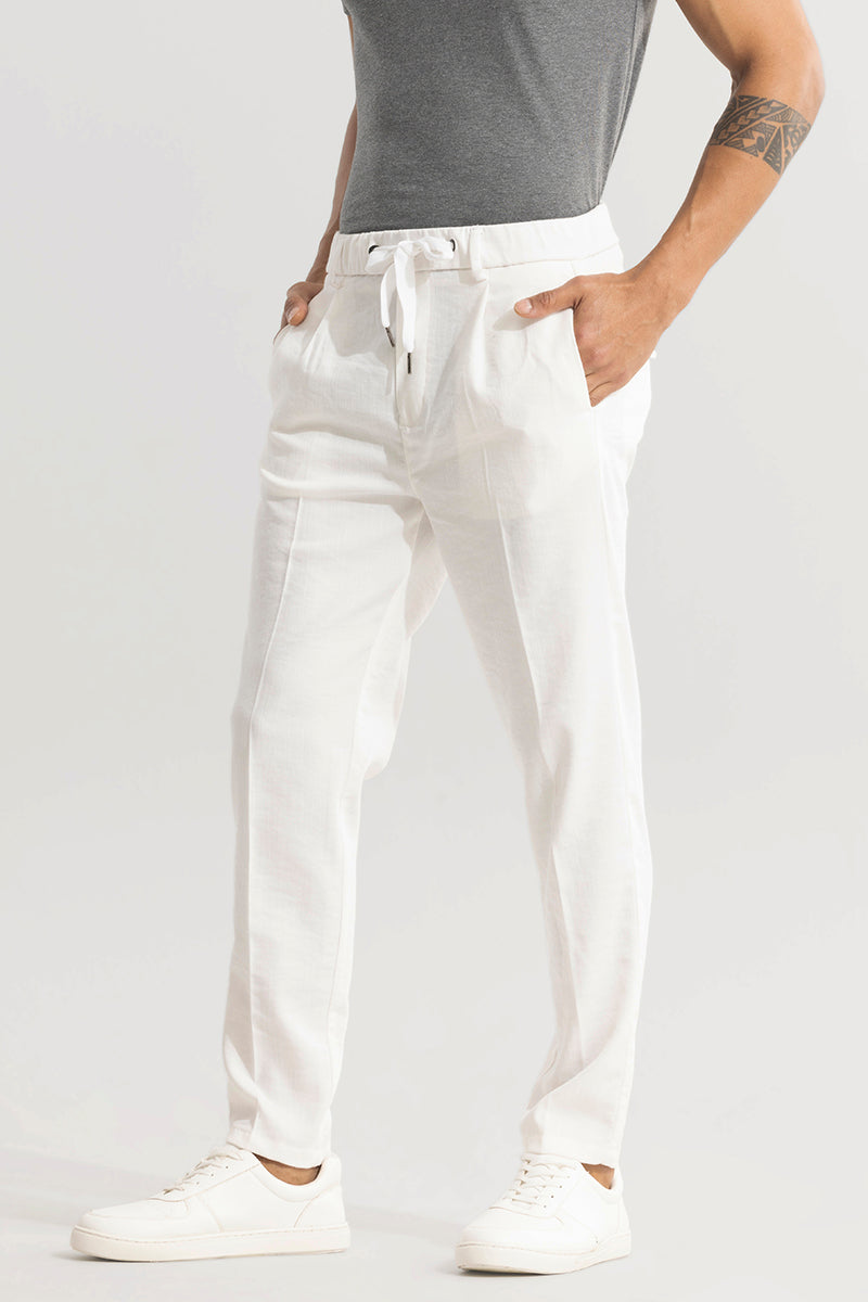 SNITCH Soft Stride White Trouser - view 7
