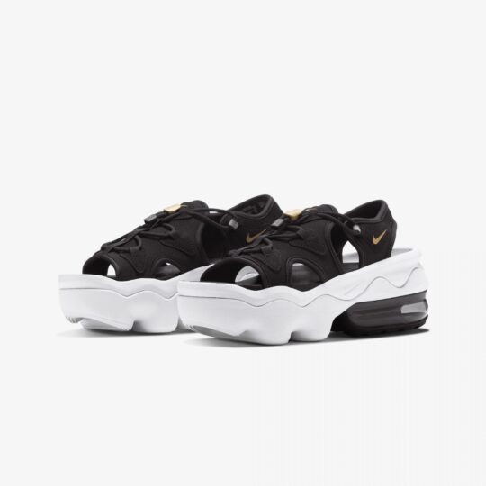 Nike | AIR MAX KOKO SANDAL { BLACK/METALLIC GOLD-ANTHRACITE-WHITE