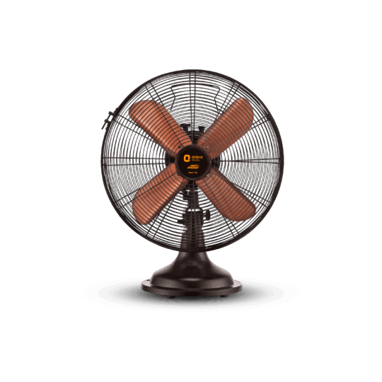 orientelectric Retro T16 400mm High-Speed Table Fan (Rubbed Bronze)
