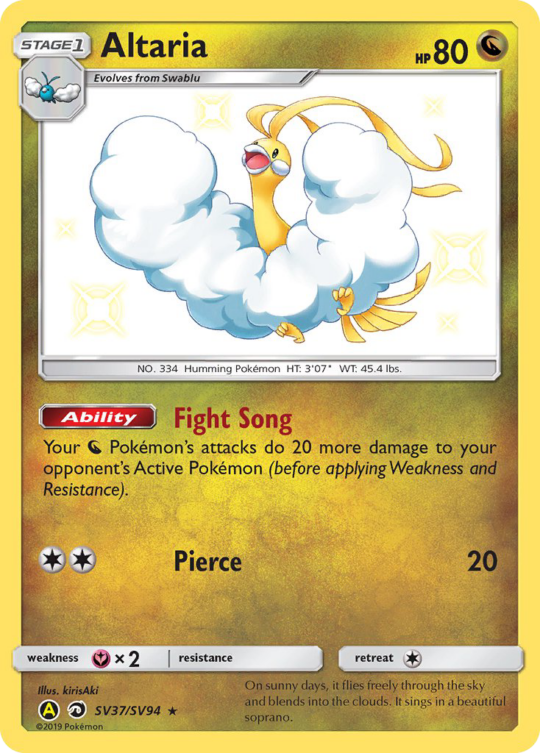 Rare holo sma-sv37 – Pokémon Altaria - SV37/SV94 - Rare Holo [sma-SV37] [Holo] - Altaria - SV37/SV94 - Rare Holo