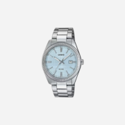 Casio Enticer Ice Blue Waffle Dial MTP 1302PE 2AVEF A2394