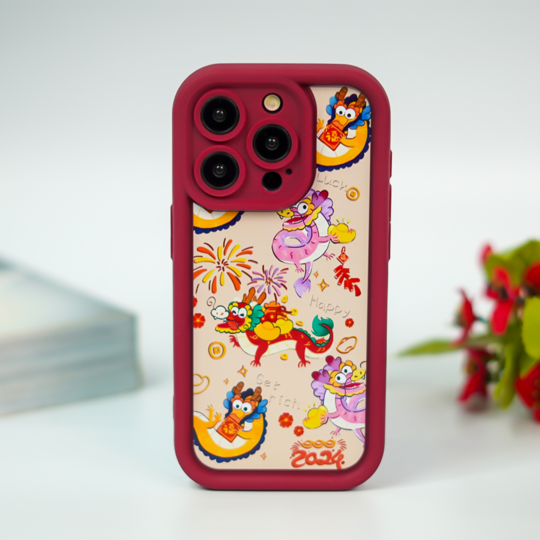Peeperly Lucky Dragon Embroidery Case – No Color - view 2