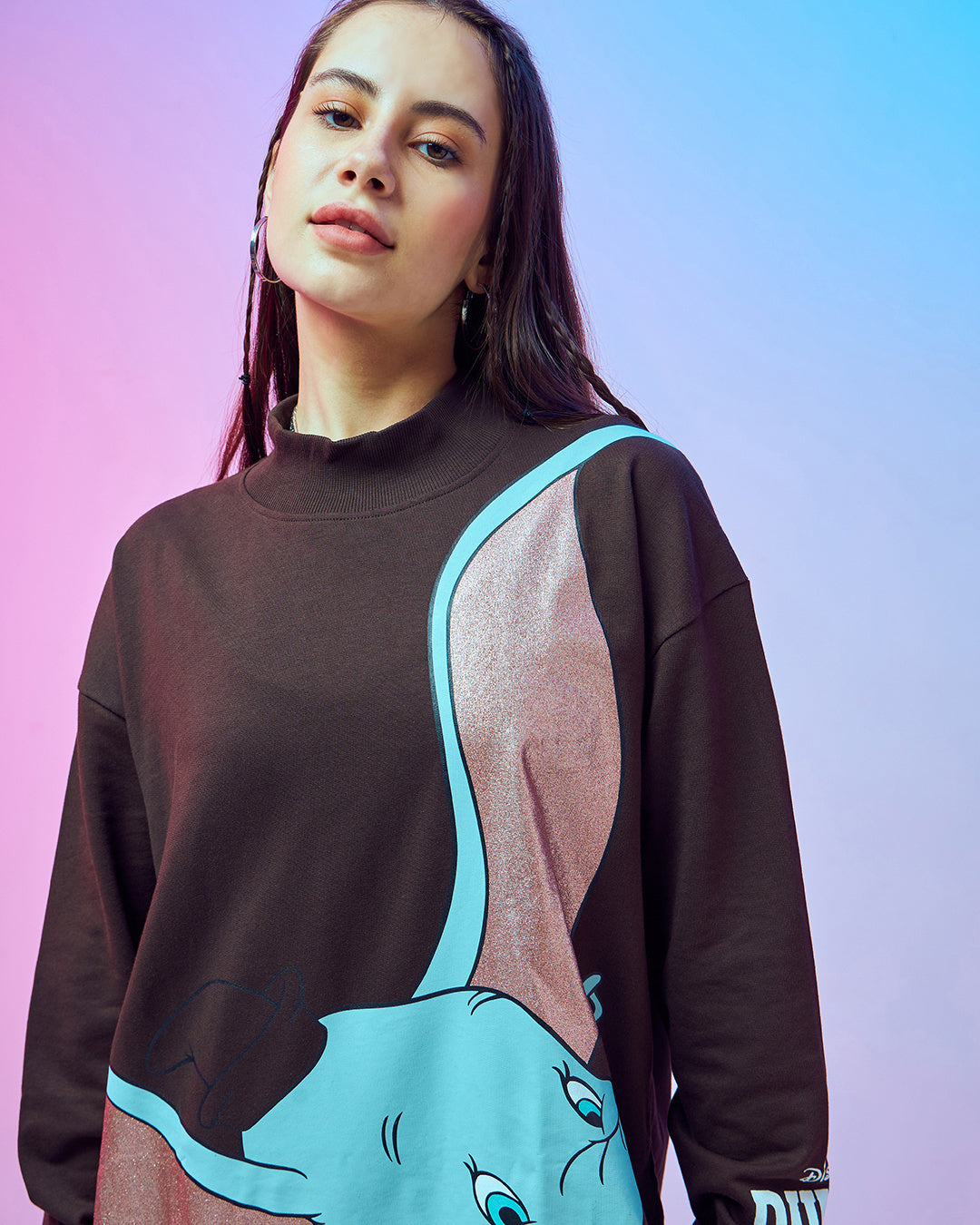 BlackTree Graphic Printed Oversized dresses - view 5