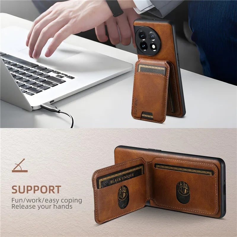 Million Cases Refined Luxury Leather Card Holder Case - OnePlus - view 8