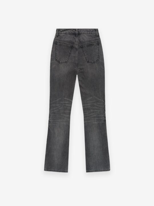 ESSENTIALS Women's High Waisted Fitted Jeans – Vintage Black - view 2