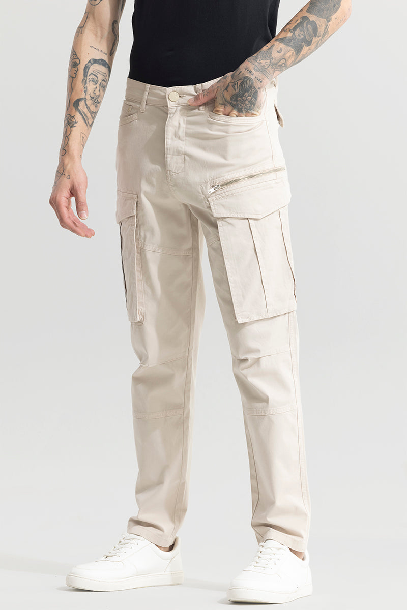 BlackTree Outlander Cream Cargo Pant