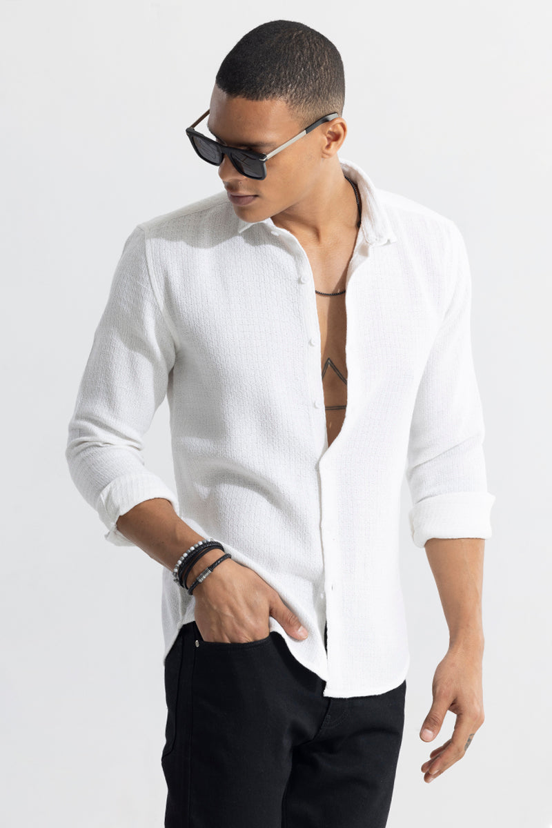 SNITCH RelaxKnit White Shirt