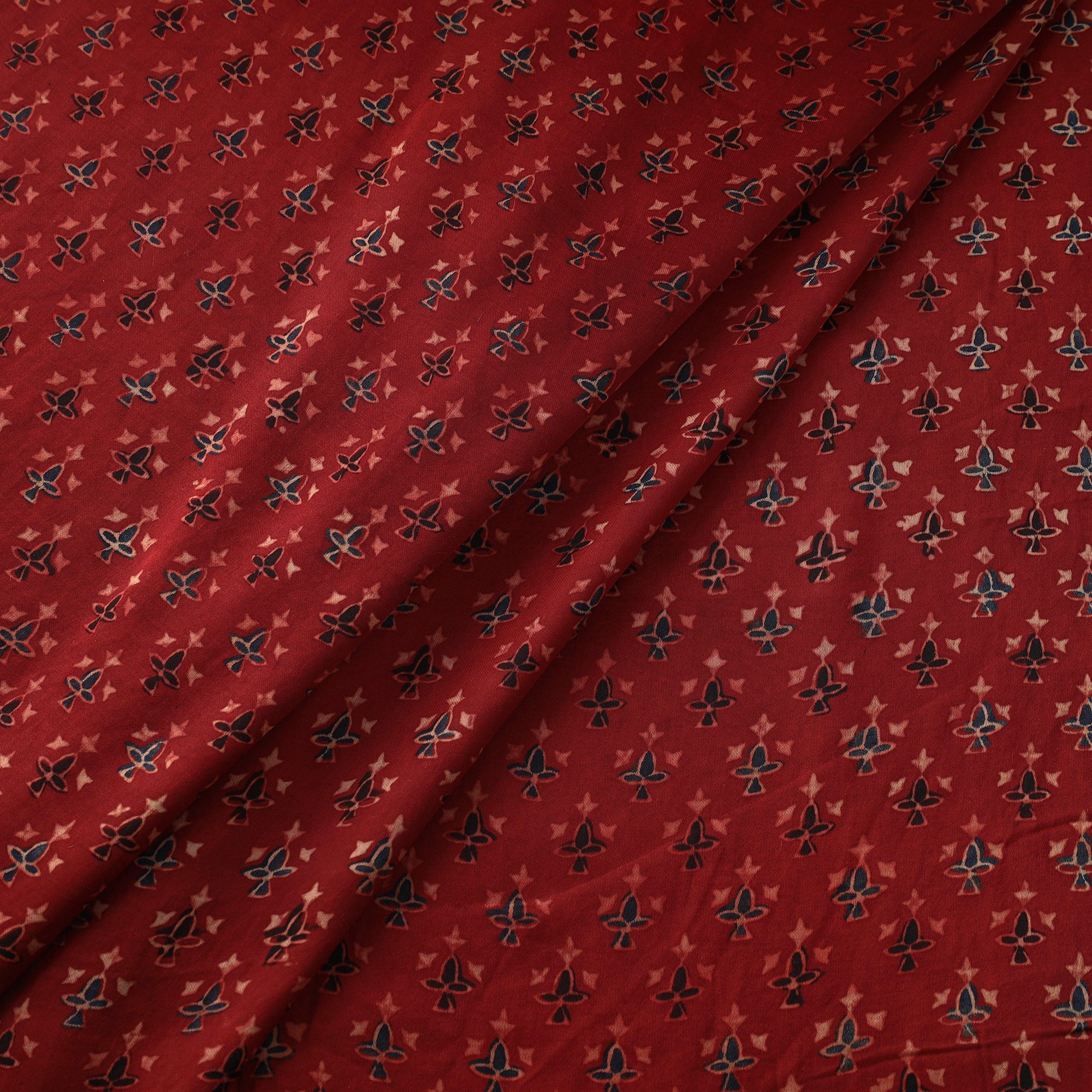 KACHCHH JI CHHAAP Modal Silk Ajrakh Print Fabric 20 - view 2