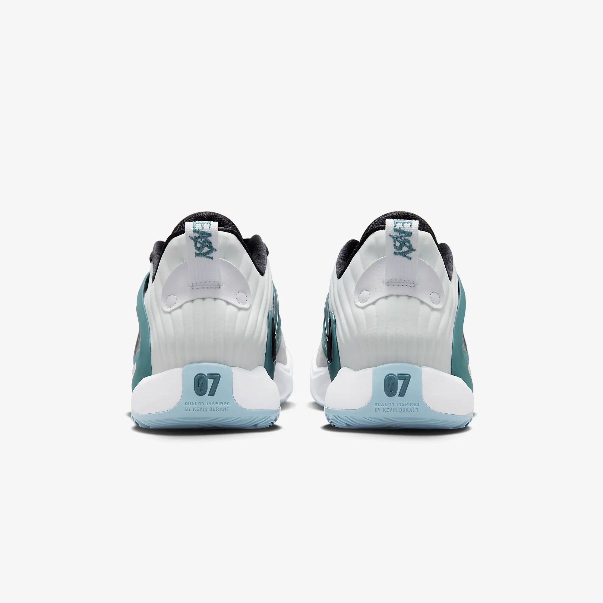 Nike | KD15 EP { WHITE/BLACK-VOLT-PHOTON DUST - view 2