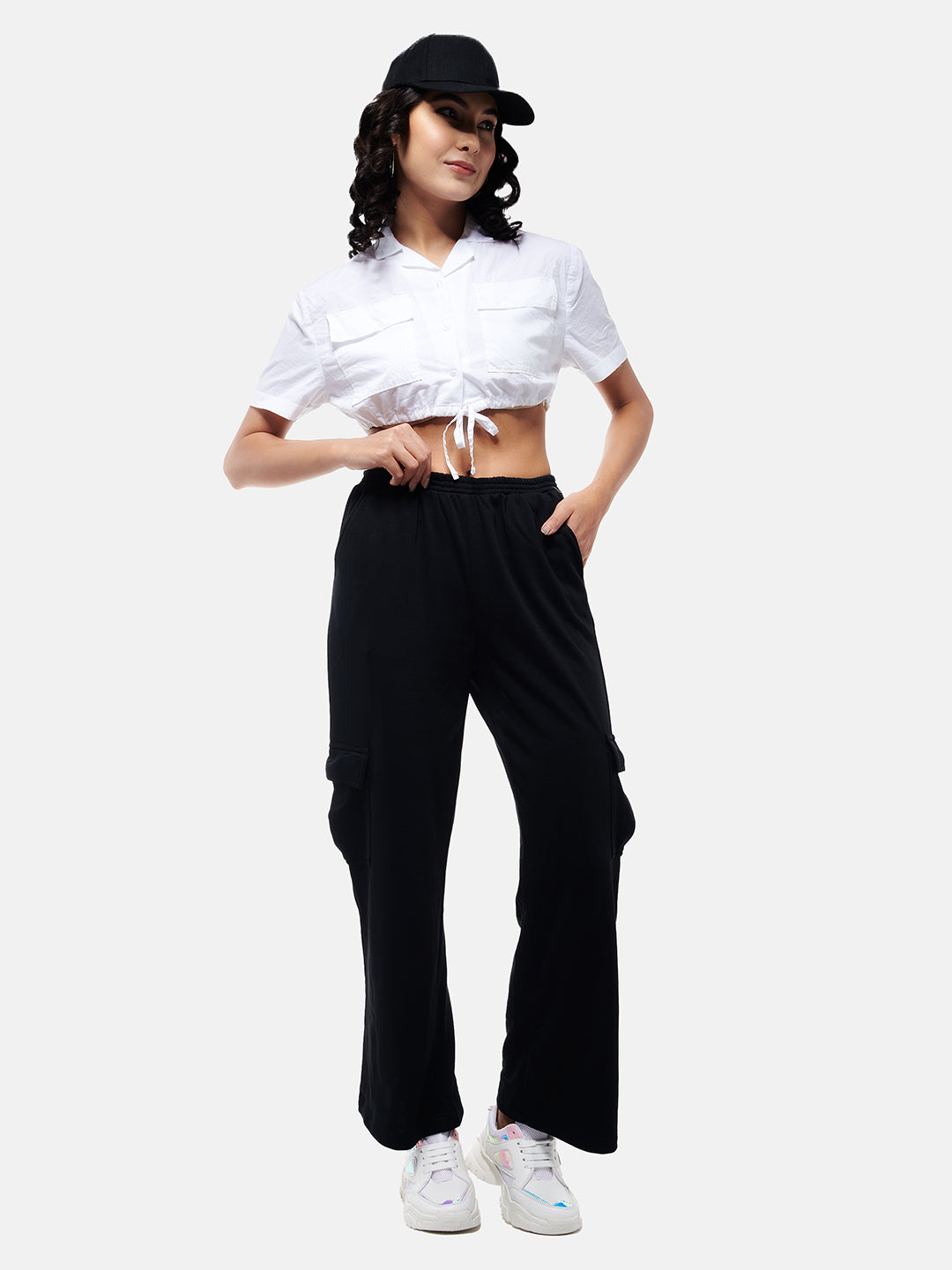 Normcore White Crop Shirt - view 4