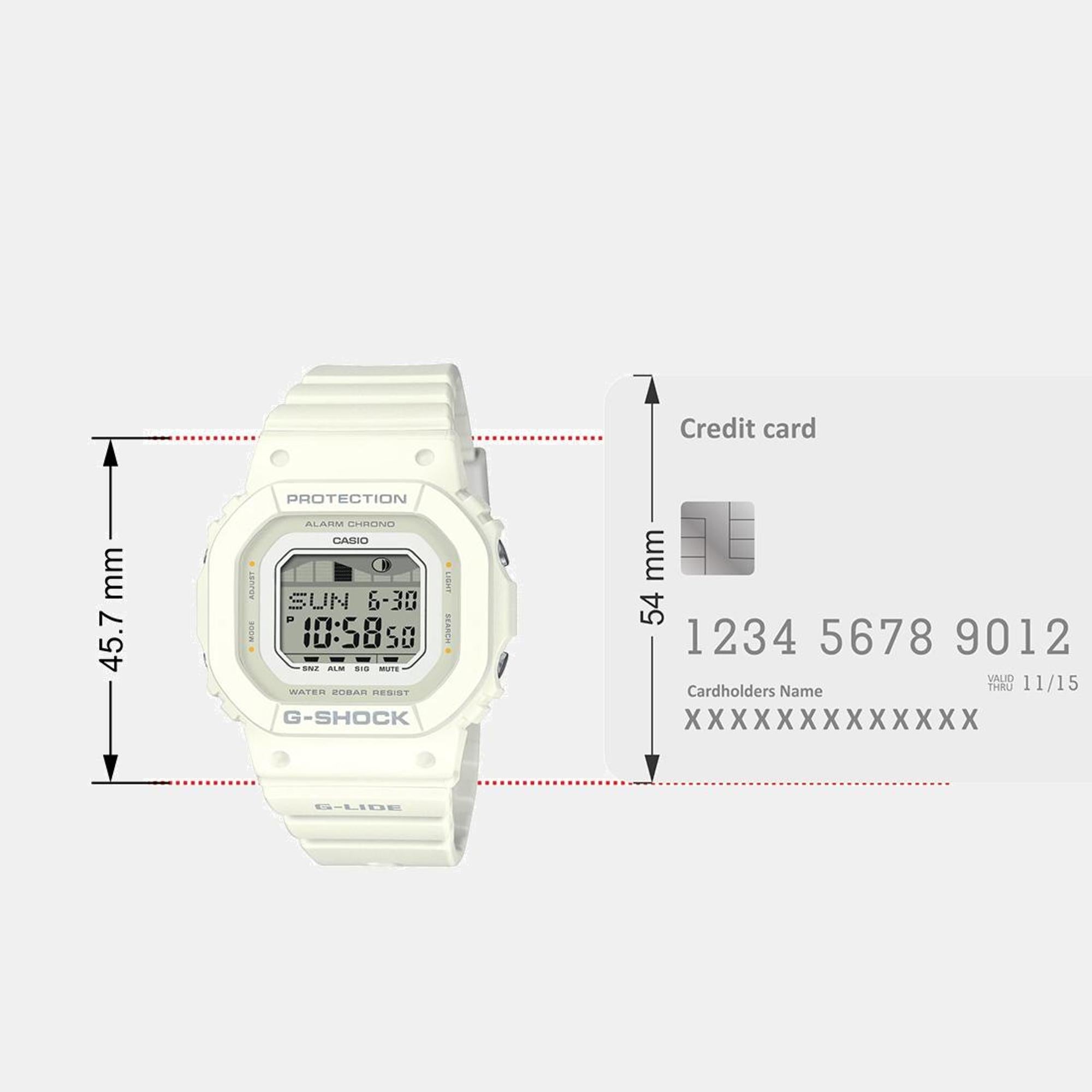 Casio G-Shock Women Quartz White Dial Digital Resin Watch G1573 - view 9