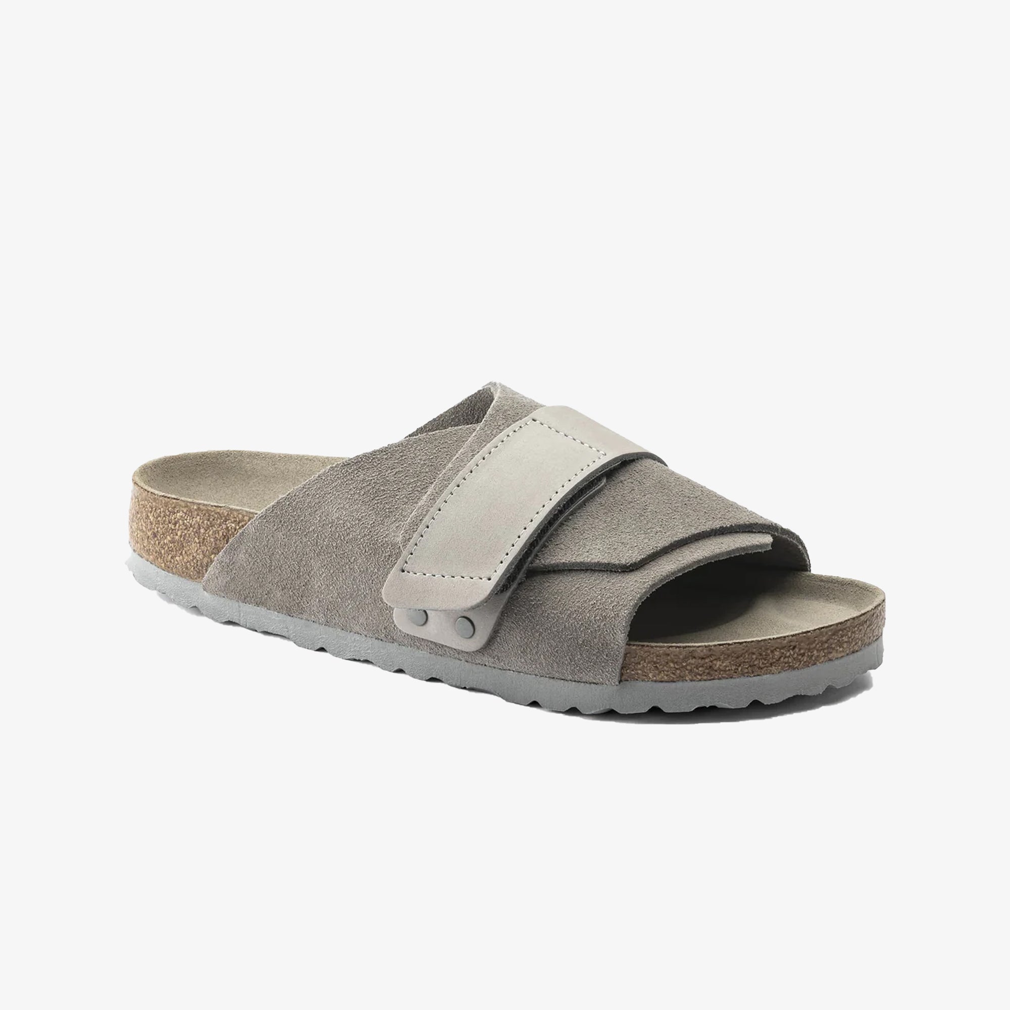 Birkenstock | KYOTO NUBUCK/SUEDE LEATHER { GRAY - view 3