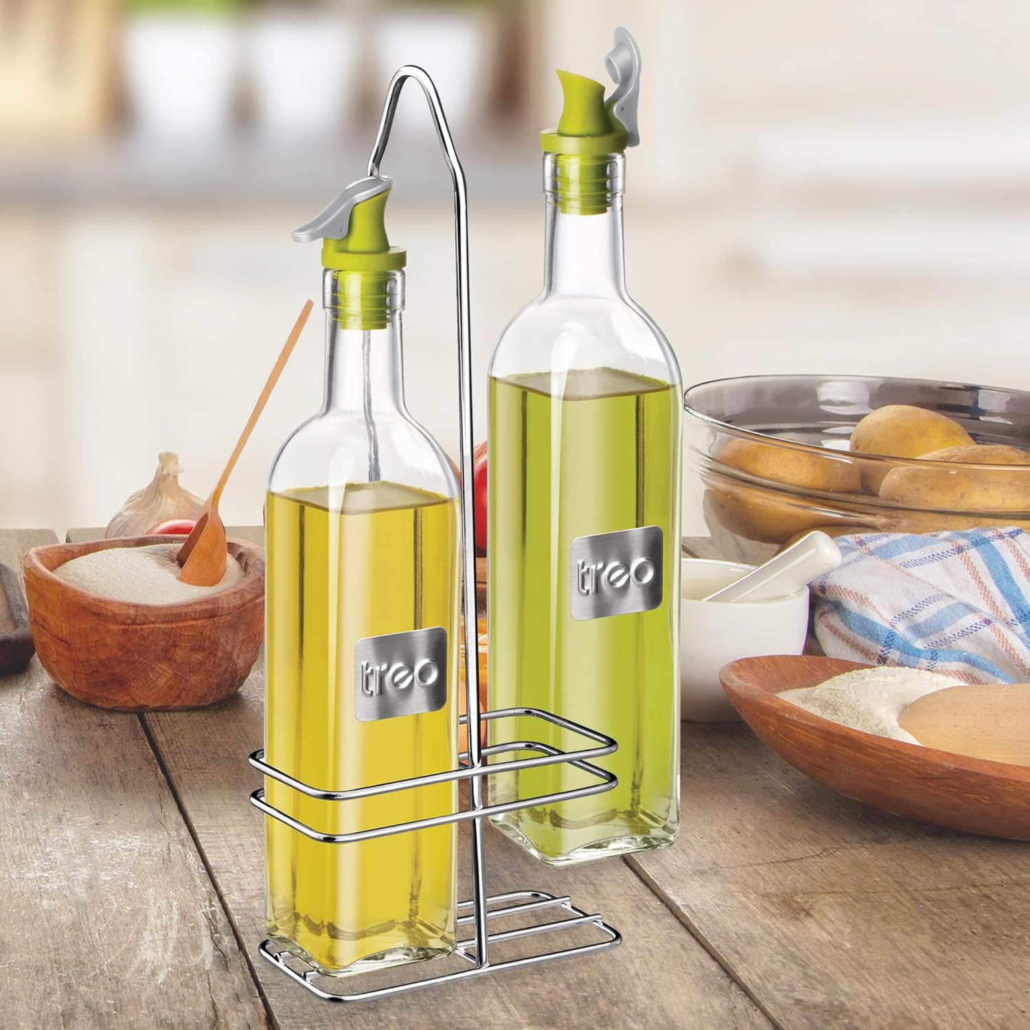 Swift Oil Dispencer 2 Pcs With Stand (Treo by Milton) - view 5