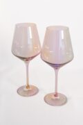 Estelle Colored Glass Estelle Colored Wine Stemware - Set of 2 {Iridescent}