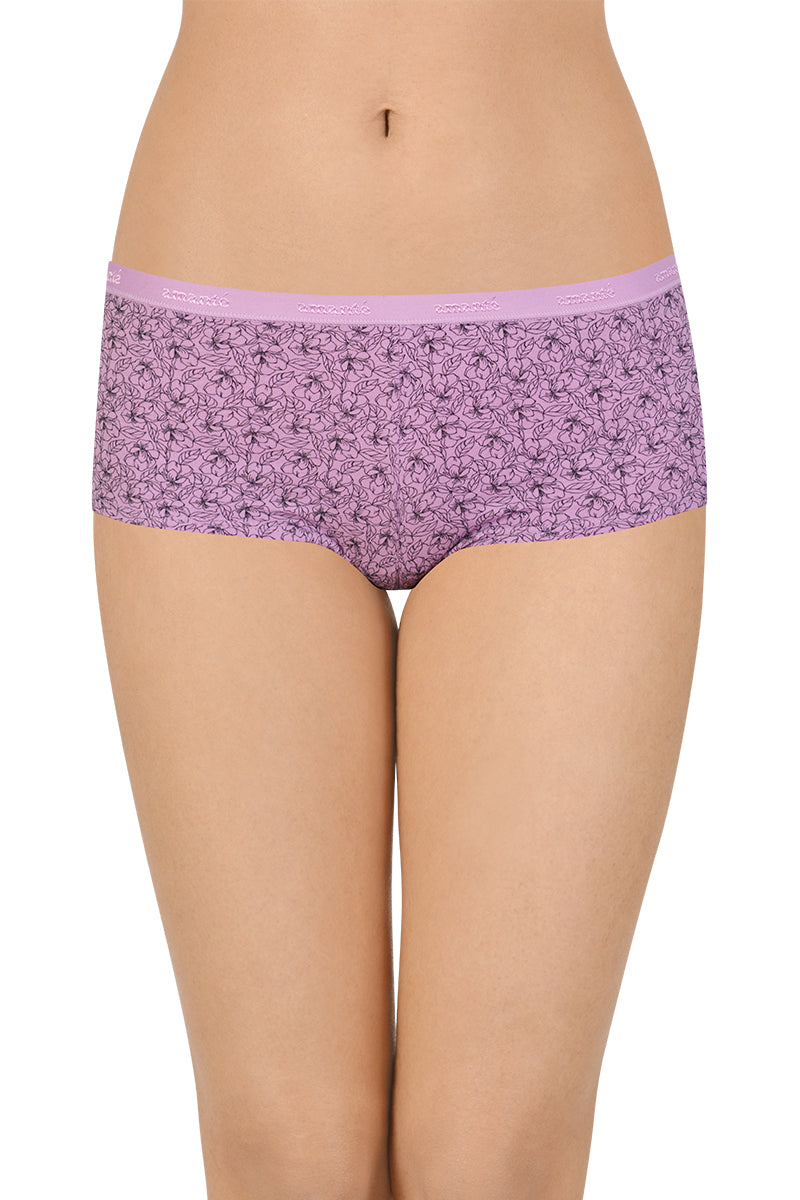 Amante Printed Low Rise Boyshorts (Pack of 2) - view 2