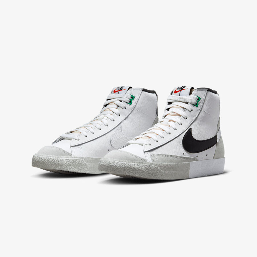Premium summit white – Nike | BLAZER MID '77 PREMIUM { SUMMIT WHITE/BLACK-LIGHT SILVER