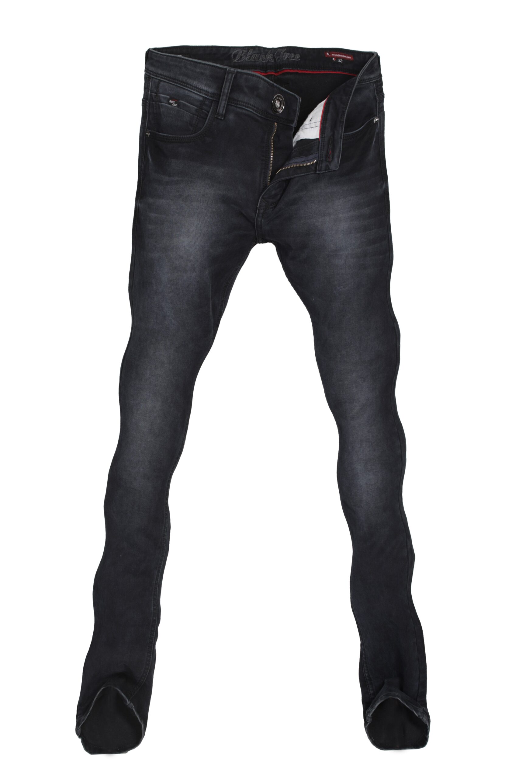 BLACKTREE MEN'S AUTUMN DARK COLOURED STRETCH VINTAGE CASUAL JEANS BT006..