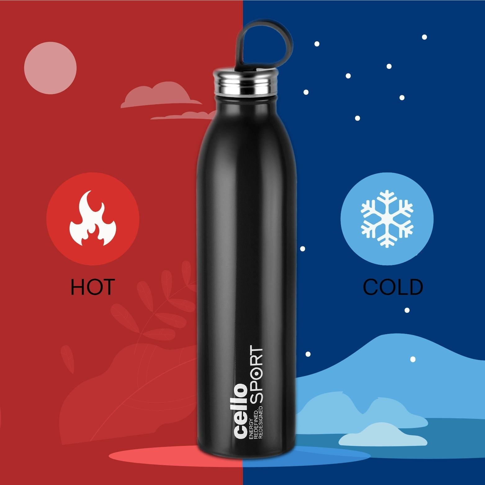 Cello Nios Flask, Vacusteel Water Bottle - view 30