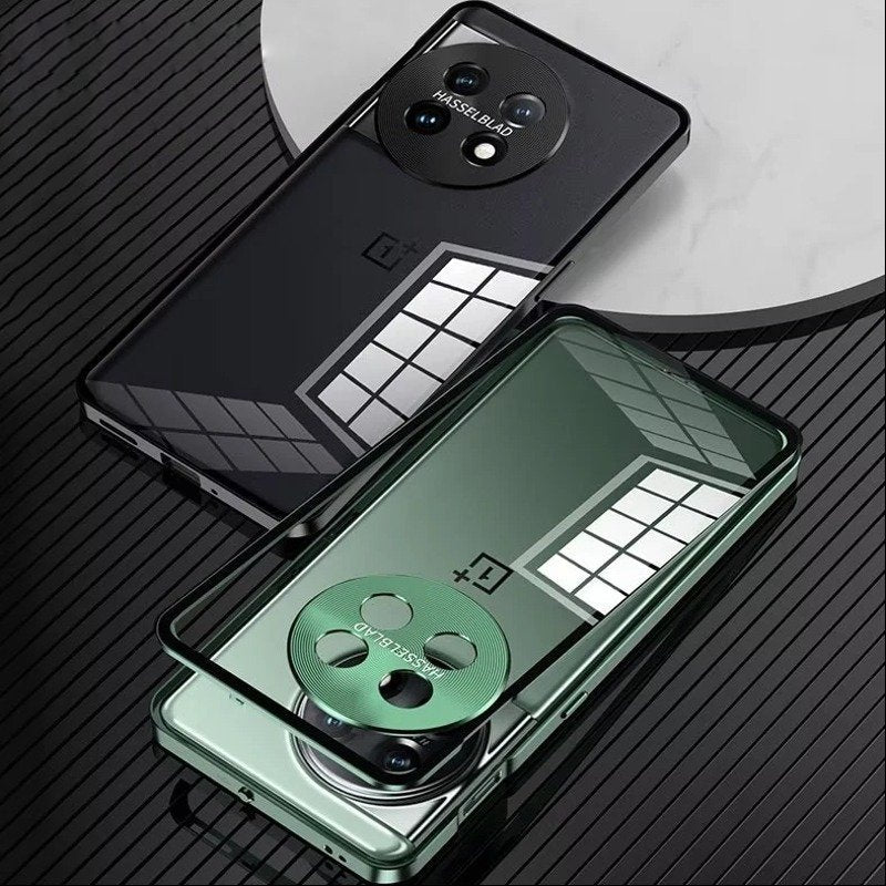 Million Cases OnePlus 12R Aluminium Alloy Metal Frame Glass Case - view 7