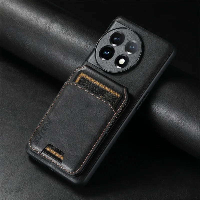 Million Cases Refined Luxury Leather Card Holder Case - OnePlus - view 2