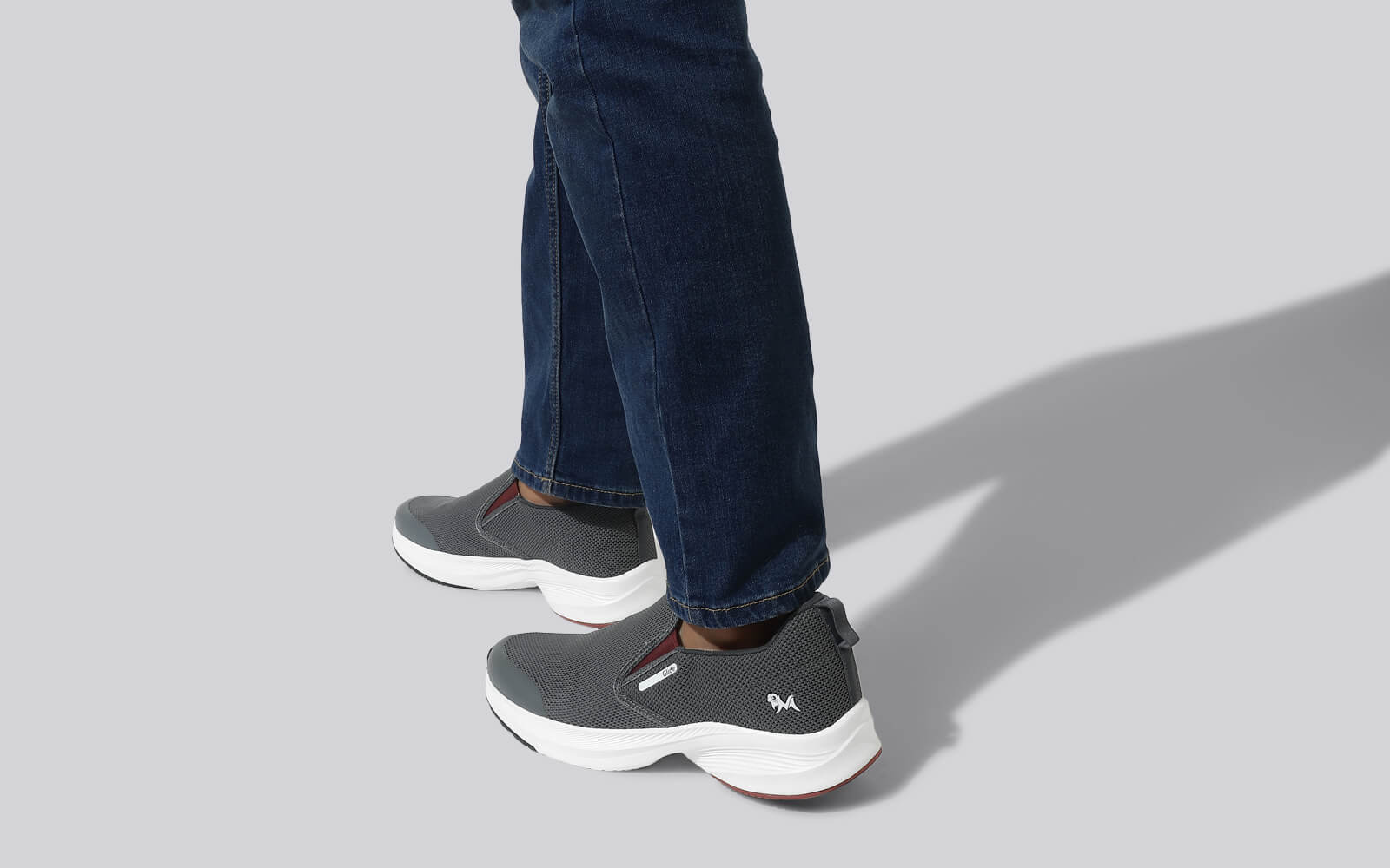 Neeman's The Dependables : Dark Grey-Maroon - view 10
