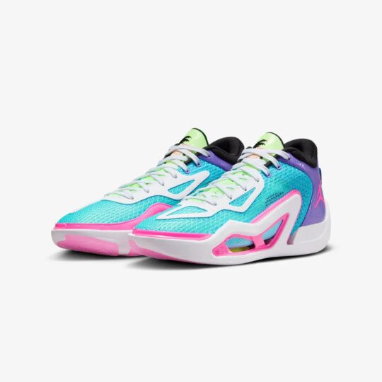 Jordan | JAYSON TATUM 1 PF { LAGOON PULSE/PINK BLAST-PSYCHIC PURPLE