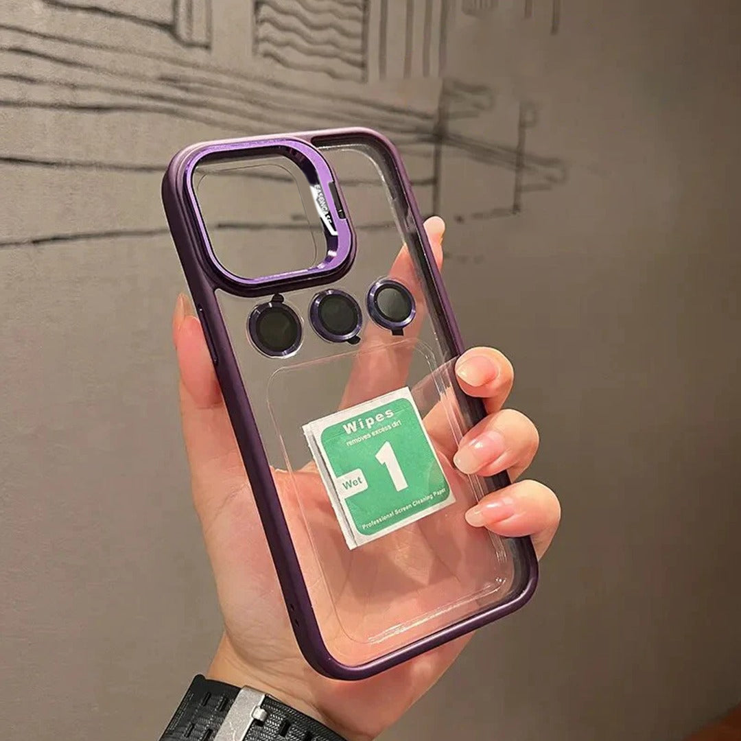 Million Cases iPhone 15 Series Luxury Camera Lens Flip Bracket Case - view 16