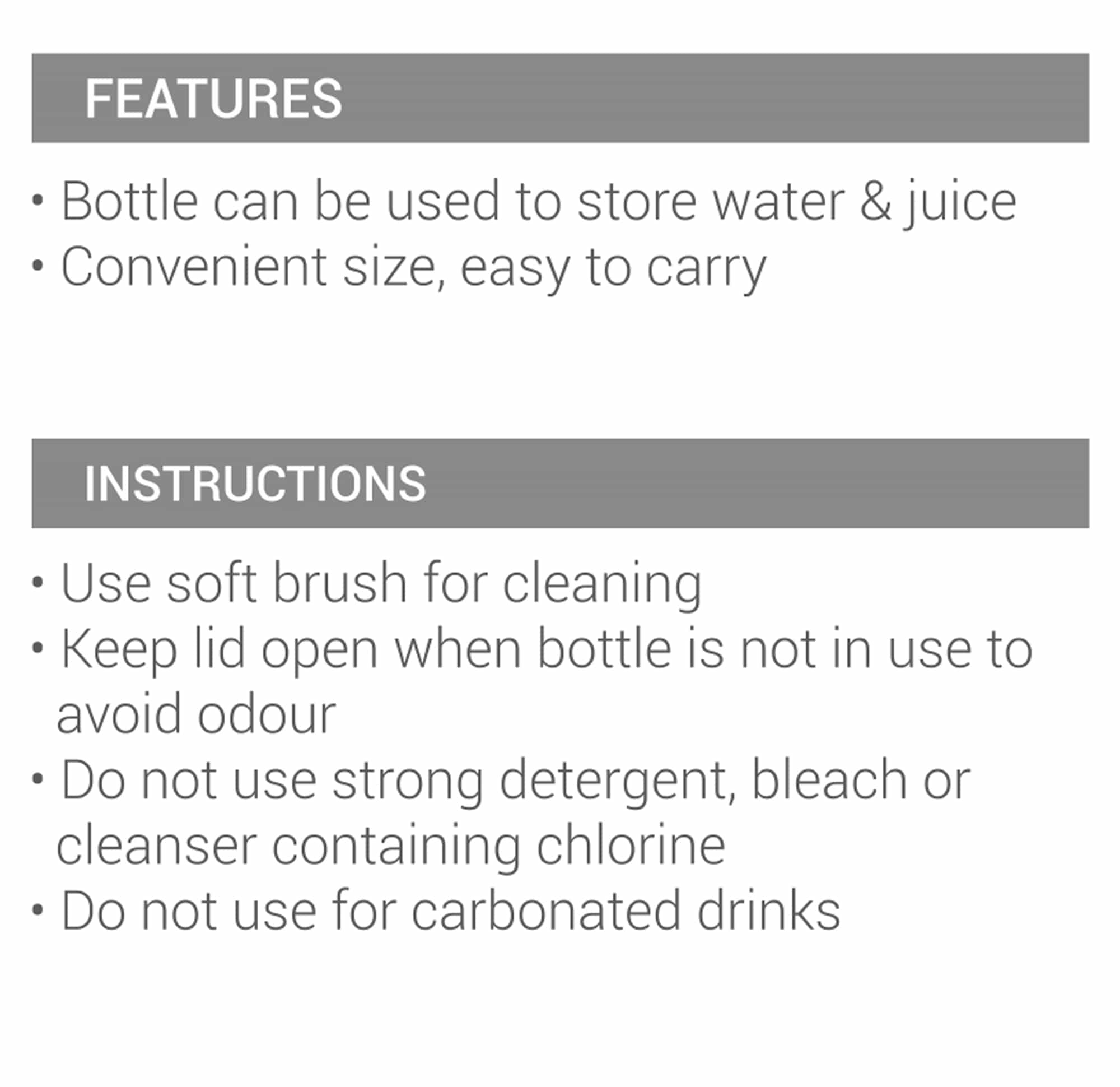 Aqua Stainless Steel Bottle (Milton) - view 8