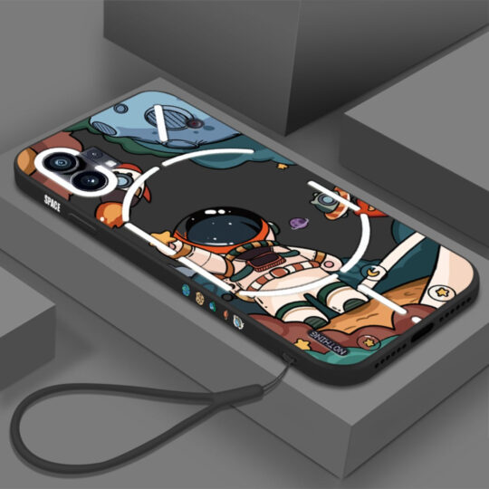 Million Cases Invincible Anti-Shock Astronaut Cartoon Case - Nothing
