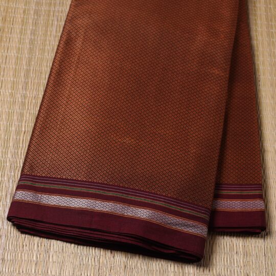 SOUTH KARGHA Brown - Karnataka Khun Weave Cotton Fabric - view 2