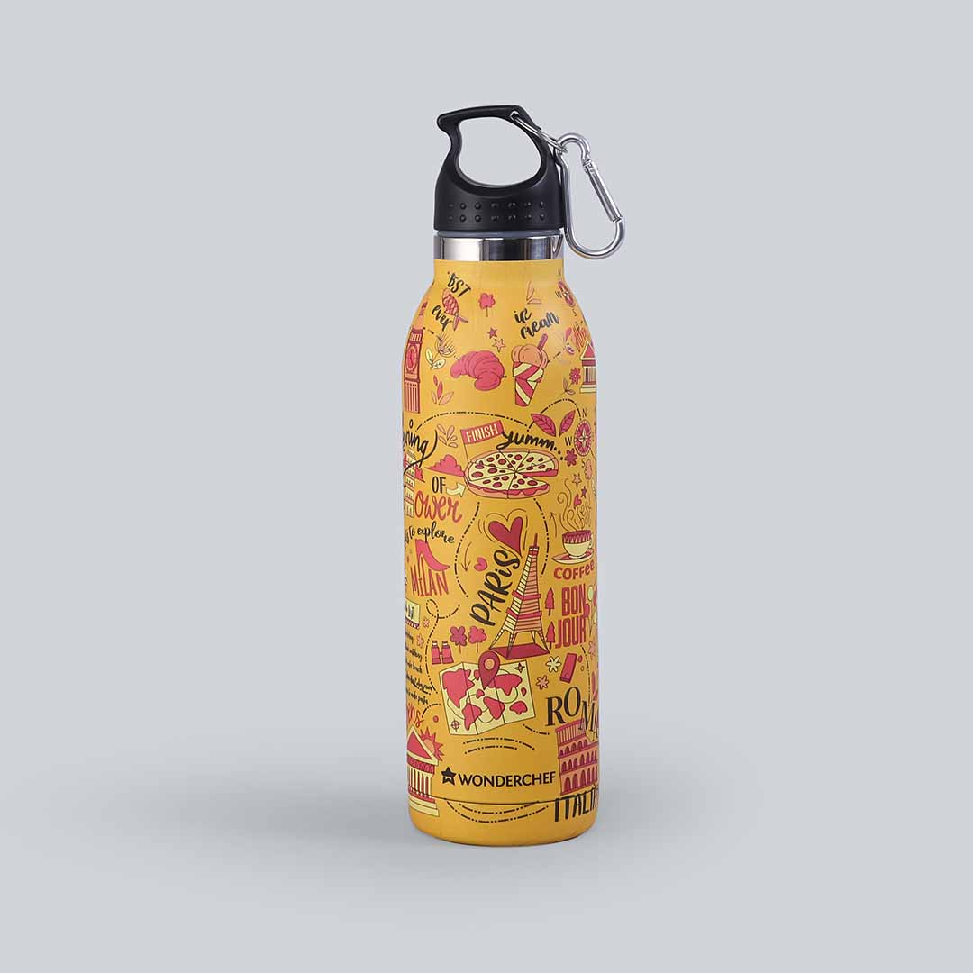 Wanderlust 600ml double – Wonderchef Wanderlust, 600ml, Double Wall Stainless Steel,.